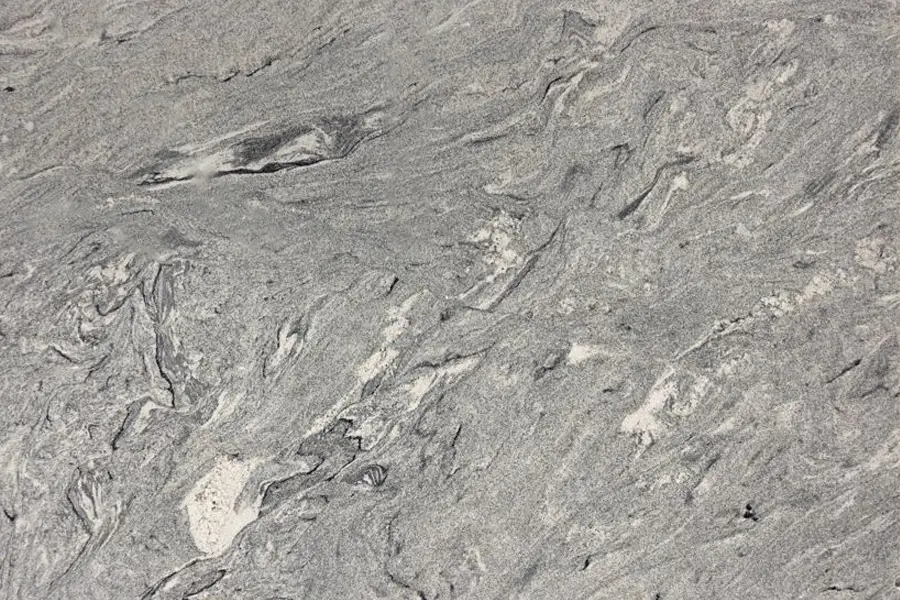 Natural granite slab with mineral movement